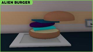 Cook Burgers Alien Burger