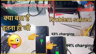 #mobilerepair.tecno ke5 slow charging problam solved