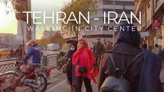 TEHRAN 2021 4K - Walking in the City Center