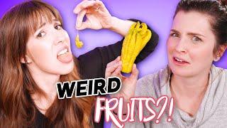 We Try the WEIRDEST Fruits We Could Find - Taste Test