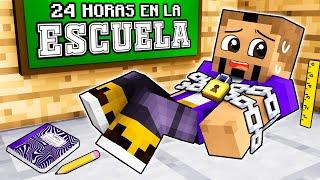 24 Horas Atrapados en la Escuela en Minecraft