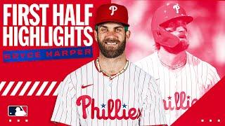 Bryce Harper won NL Player of the Month TWICE in the first half of the 2024 season