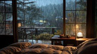 【3M VIEWS】 Soothing Rain Sounds️  Come in to the bed and close your eyes to feel the rain