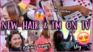 *IM ON TV* + HAIR Makeover For BIRTHDAY  Vlog  ThatQuirkyMiss