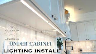 How to Install LED Under Cabinet Lighting