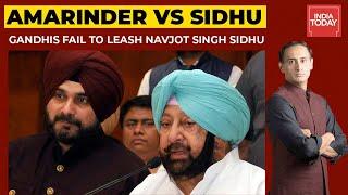 Amarinder Vs Sidhu Reloaded Gandhis Fail To Leash Navjot Singh Sidhu  Newstrack With Rahul Kanwal