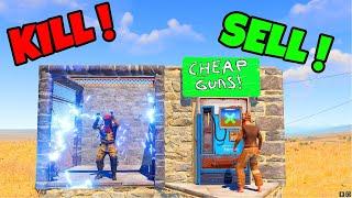 I Trapped Players In My Shop Then Sold Their GEAR For Cheap  RUST