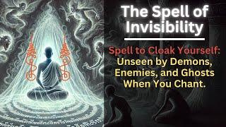 The Invisibility Cloak Chant Be Hidden from Ghosts Demons Enemies. Keep Chanting for 9 Times.