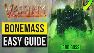 Valheim 3rd Boss SOLO Swamp Location Guide How to Summon & Kill Bonemass Combat Gameplay