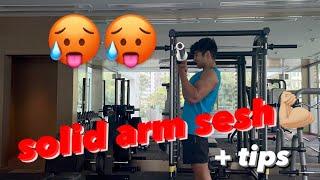 Solid arm session + some tips  Ayaan Bearingwala