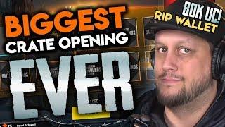BIGGEST CRATE OPENING IN PUBG MOBILE HISTORY - 80000 UC+