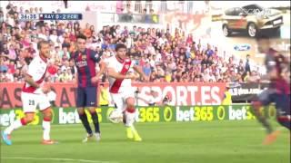 Rayo Vallecano - Barcelona Highlights HD 04.10.2014