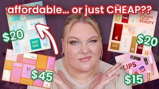 I tried the *cheapest* beauty advent calendars and...