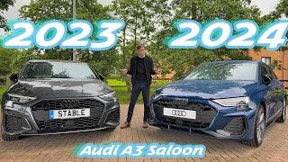 New 2024 Audi A3 Saloon  Comparing to 2023 Model