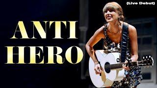 Taylor Swift - Anti-Hero Live Debut on The 1975s At Their Very Best Tour