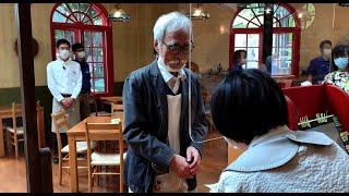 Miyazaki visits Ghibli Museum Cafe 2020