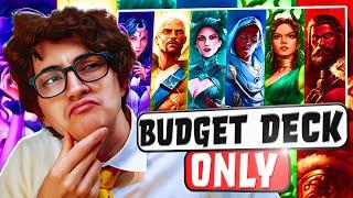 ONLY BUDGET DECKS - WHAT TO PLAY over the Gods Unchained META WEEKEND RANKED Ep 6