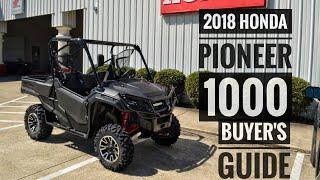 2018 Honda Pioneer 1000 Model Lineup Explained  Differences  UTV  Side by Side Buyers Guide