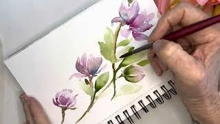 Watercolor flower painting tips to take your paintings a level up