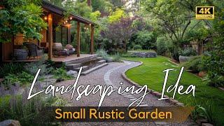 Cozy Backyard Retreat Rustic Small Garden Landscaping Ideas to Transform Your Tiny Outdoor Living