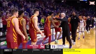 Iowa State vs Kansas State Mens Basketball Highlights