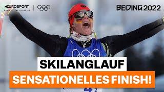 Sensationelles Finish Carl stürmt zu Gold im Teamsprint  Olympische Winterspiele 2022