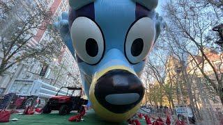NYC LIVE Balloon Inflation Macy’s Thanksgiving Day Parade 2022