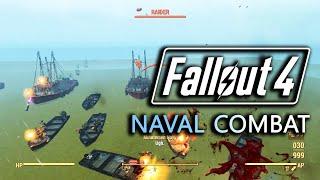 Fallout 4 Mods Naval Warfare Mod  Battle Against Raider Navy On Irradiated Sea