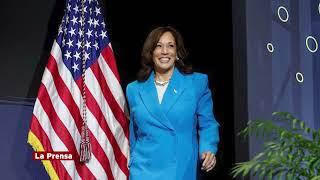 Kamala Harris apoyada por más de 500 delegados