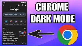 Cara mengaktifkan DARK MODE tema gelap di chrome