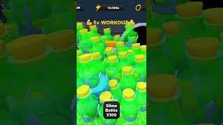 100 Slime Bottles Rebirth Trick on Strongman Simulator Roblox #shorts