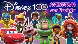 DISNEY 100 - Pack de 100 Años de Aventuras con Espíritu  TOY SHOTS 2023 - Colección Just Play