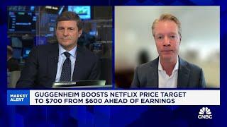 Netflix Guggenheim raises its price target on the stock to $700