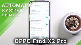 Enable Auto System Updates in OPPO Find X2 Pro