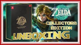 The Legend of Zelda Tears of the Kingdom Collectors Edition UNBOXING