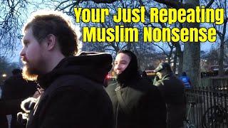 Speakers Corner - Bob Gets Heckled By a Muslim Troll He Doesnt Want To Be On Camera