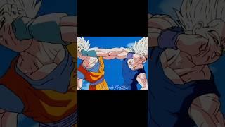 Goku ssj2 vs Majin Vegeta #amv #anime #saiyan #goku #dbz #vegeta #shorts #short #youtube #video #db