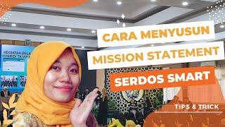 LULUS Serdos SMART karena inii..? MISSION STATEMENT - NARASI - PDDUKTPT Pengajaran