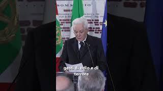 #Mattarella La ruota della storia sembra talvolta smarrire la sua strada #GiornodellaMemoria