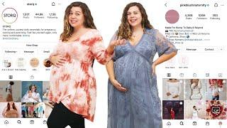 Trying Clothes from Size Inclusive Maternity Brands