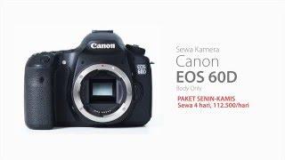 HARGA SEWA RENTAL KAMERA DSLR CANON EOS 60D SURABAYA