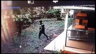 Man captured on CCTV Stealing a bench at Thika level 5 hospital