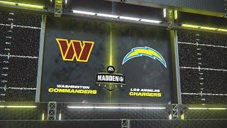 Madden NFL 24 - Washington Commanders Vs Los Angeles Chargers Simulation PS5 Madden 25 Rosters