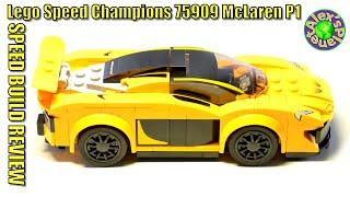 Lego Speed Champions 75909 McLaren P1 Review Unboxing & Speed Build  ALEXSPLANET