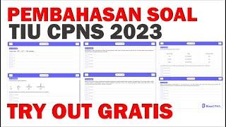 Soal TIU CPNS 2023 - Pembahasan Soal Try Out