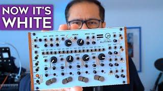 Neutral Labs Elmyra 2 a 4 voice polyphonic semi modular synth now has a white faceplate