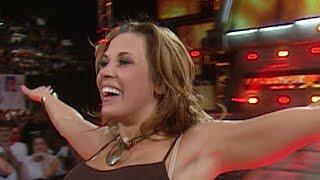 Mickie James vs. Torrie Wilson with Special Guest Referee Candice Michelle Heat September 8 2006