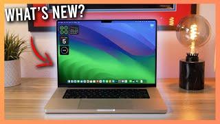 macOS Sonoma hands on first look whats new?