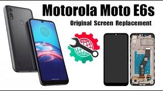 Motorola MOTO E6S XT2053 Original Screen Replacement Tutorial  Wymiana wyświetlacza