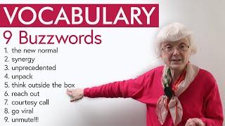 English Vocabulary Builder Learn 9 BUZZWORDS